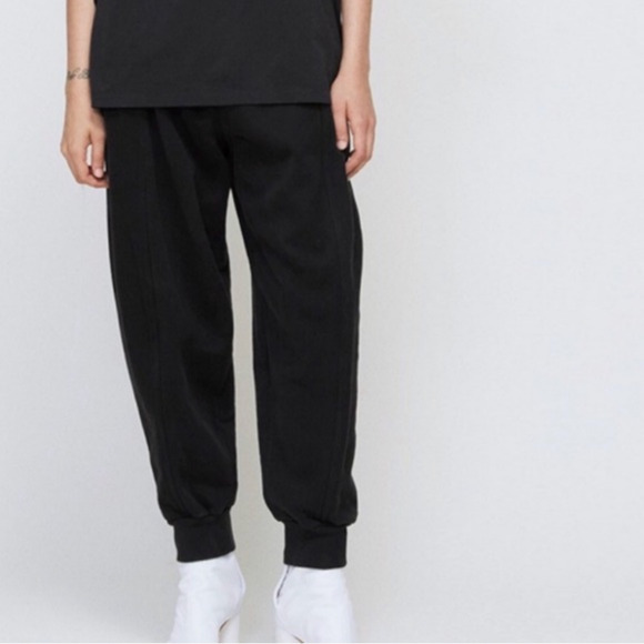 MM6 MAISON MARGIELA Jogger Pants Gray Stretch Mid Rise Sweatpants - Picture 3 of 16